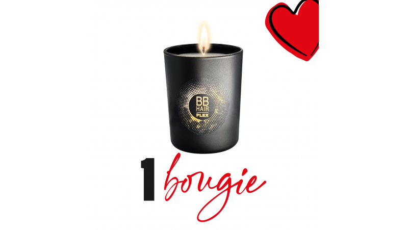 Bougie BBHair Parfum Coton 75 g