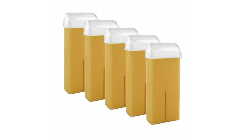 Roll'on miel 100ml - Cartouche de cire à épiler - Lot de 5