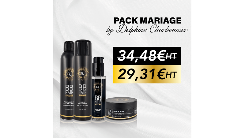 Pack Mariage BBHAIR By Delphine Charbonnier