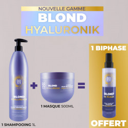 Shampooing Hyaluronik 1L + Masque 500ml Hyaluronik - 1 Biphase OFFERT