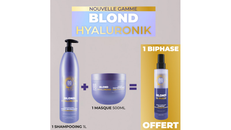 Shampooing Hyaluronique 1L + Masque hyaluronique - 1 Biphase OFFERT